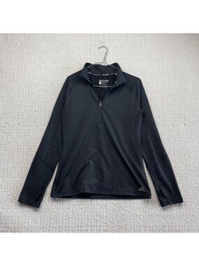 Adidas x Techfit Compression Clima Warm Quarter Zip Top Men's M Black Gym Run